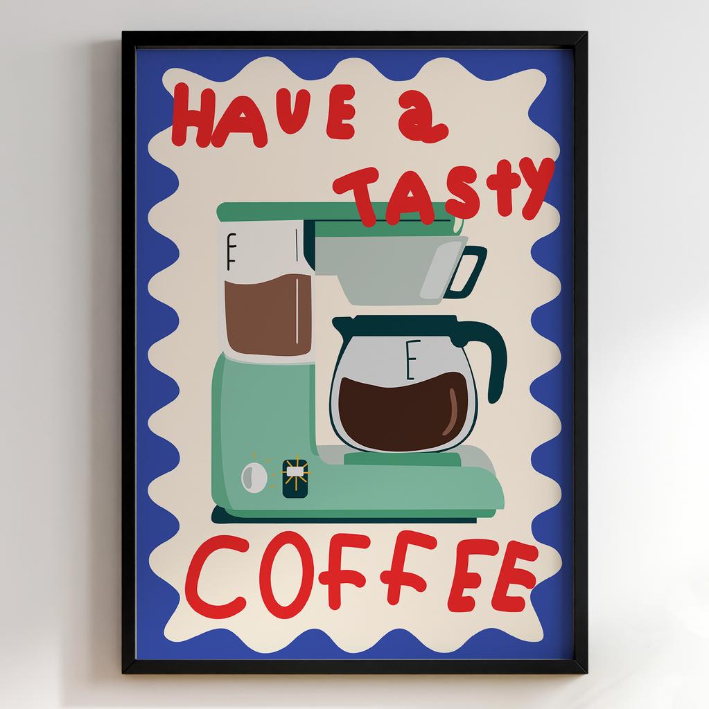 Пастельні постери з їжею | Декор для кухні у вінтажному стилі