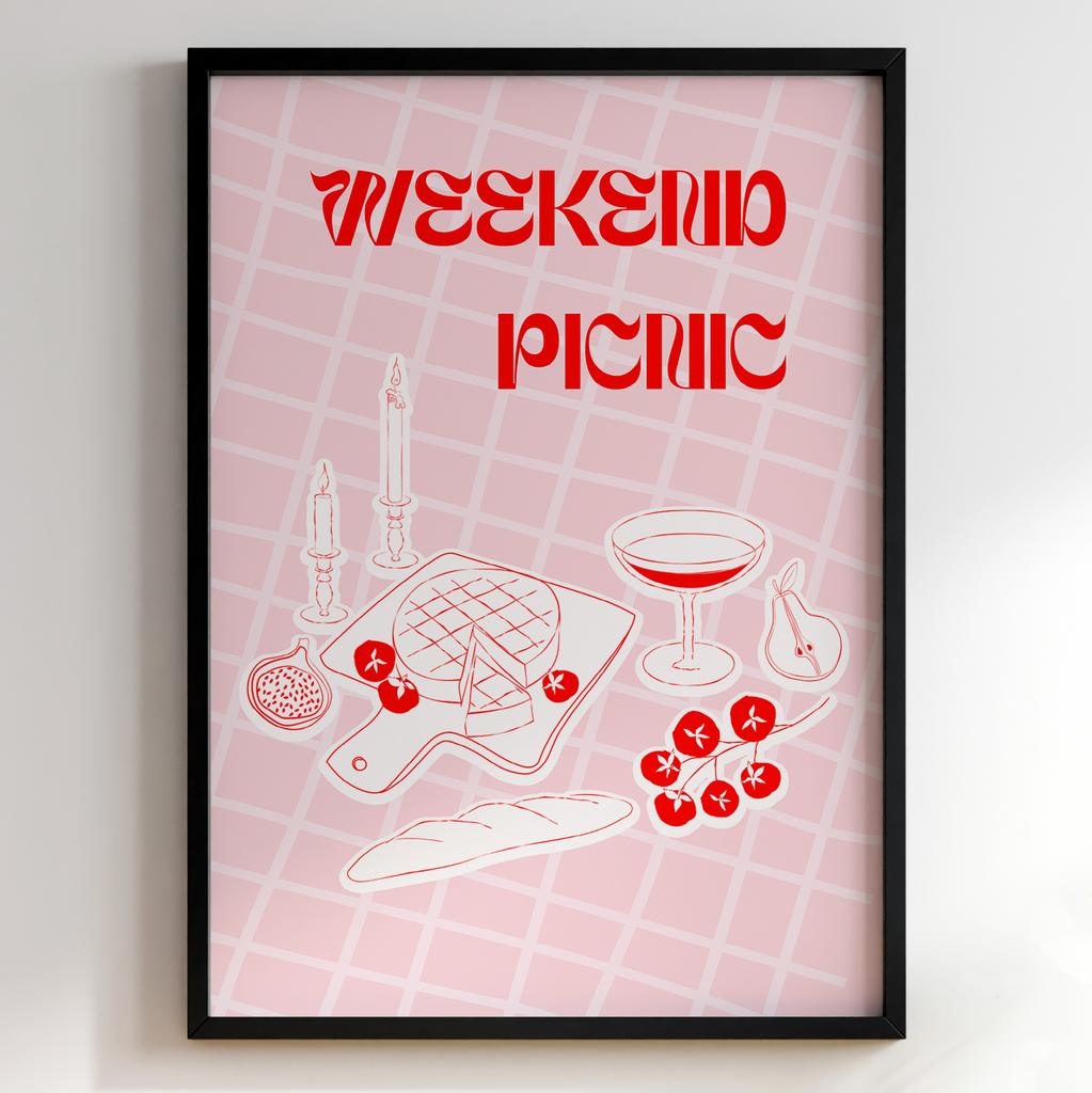 Пастельні постери з їжею | Декор для кухні у вінтажному стилі