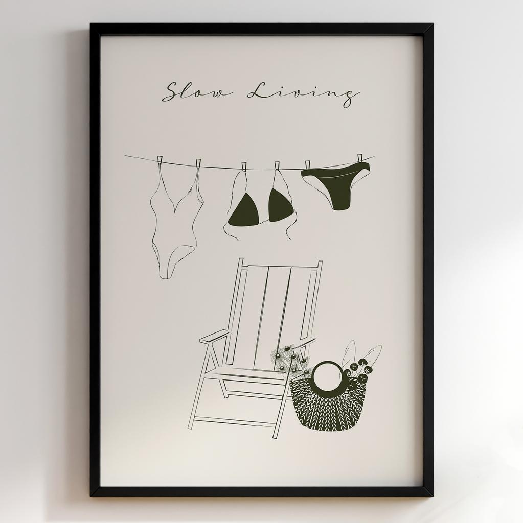 Пастельні постери з їжею | Декор для кухні у вінтажному стилі