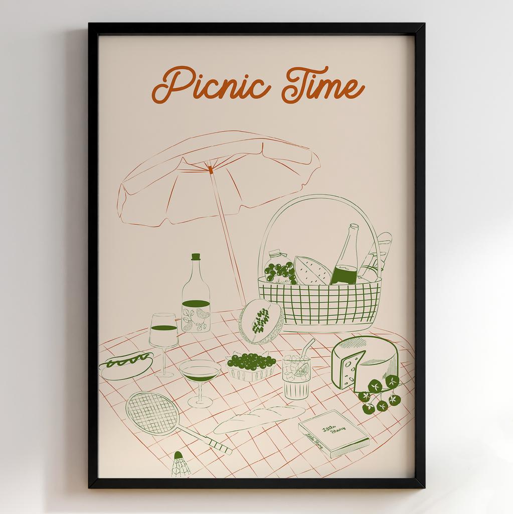 Пастельні постери з їжею | Декор для кухні у вінтажному стилі