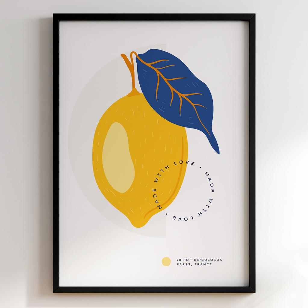 Постер для кухні | Cучасна картина в рамі