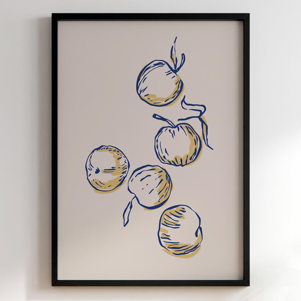 Постер для кухні | Cучасна картина в рамі