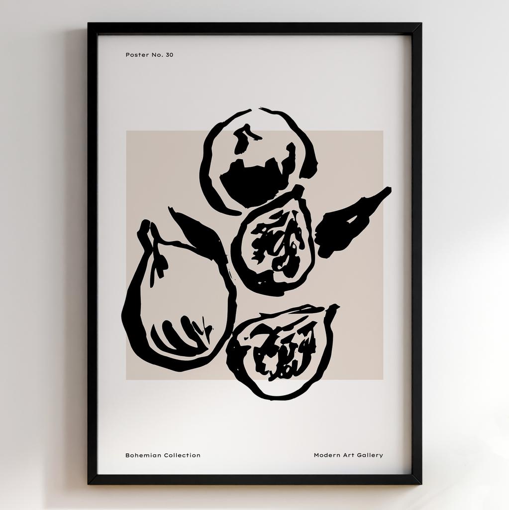 Постер для кухні | Cучасна картина в рамі