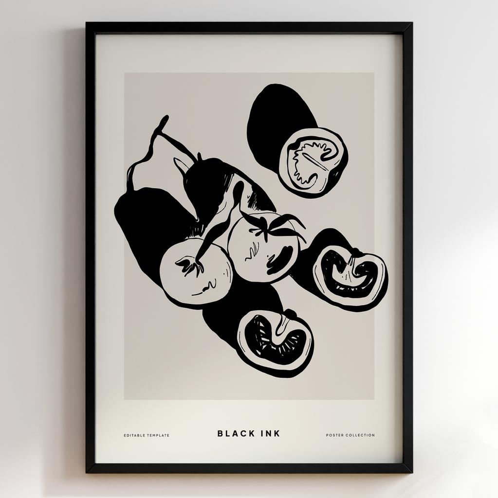 Постер для кухні | Cучасна картина в рамі