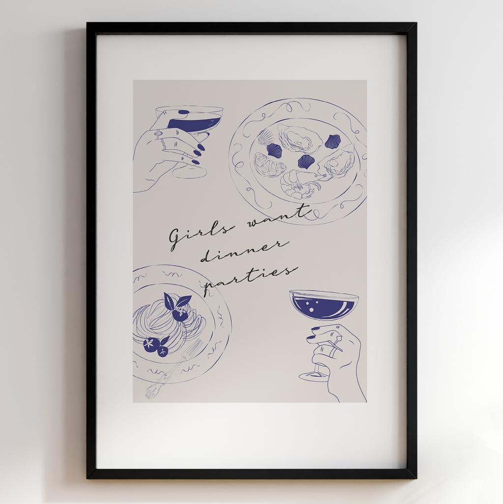 Постер для кухні | Cучасна картина в рамі