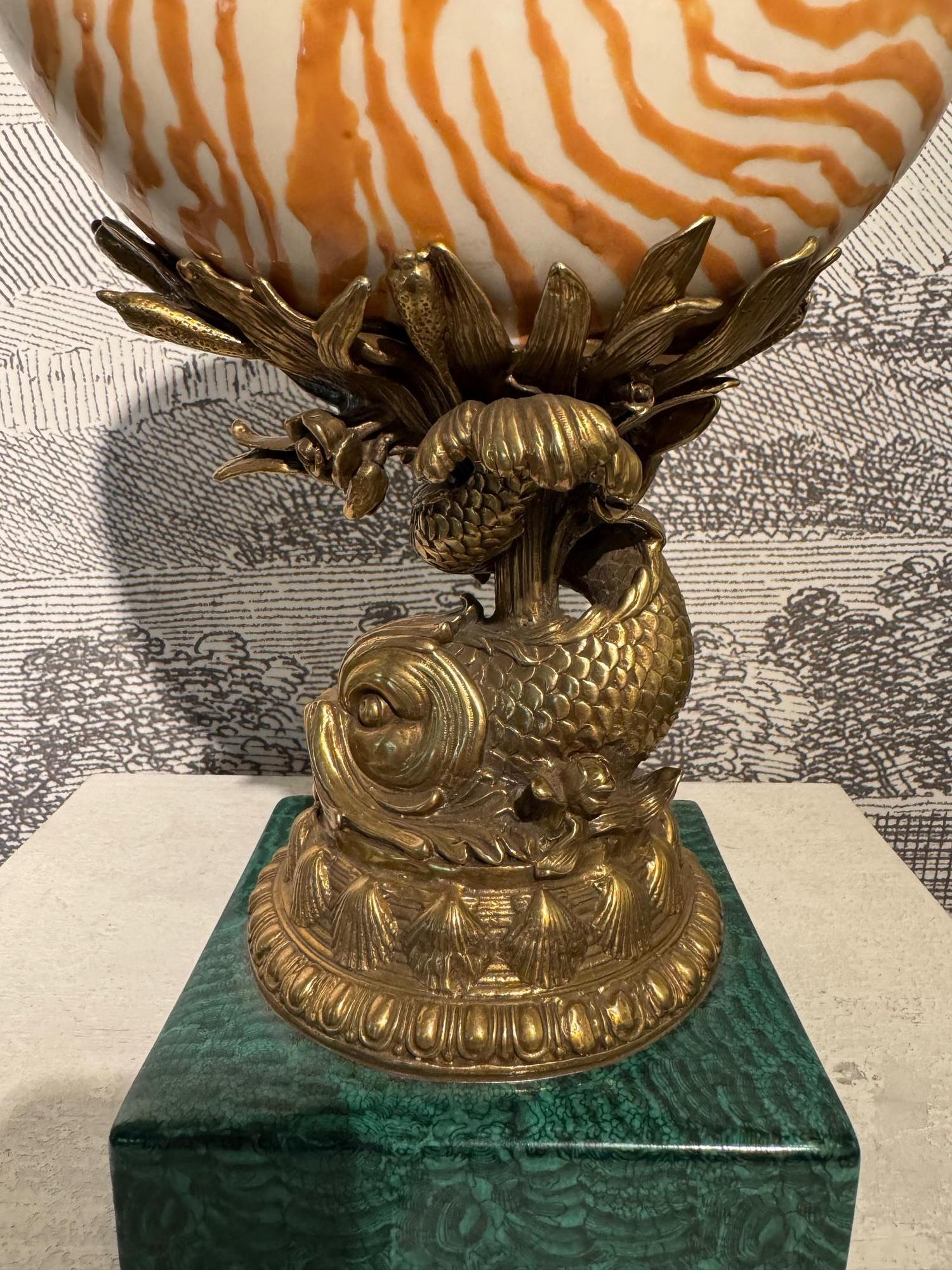 SHELL OF DOLPHIN bronze