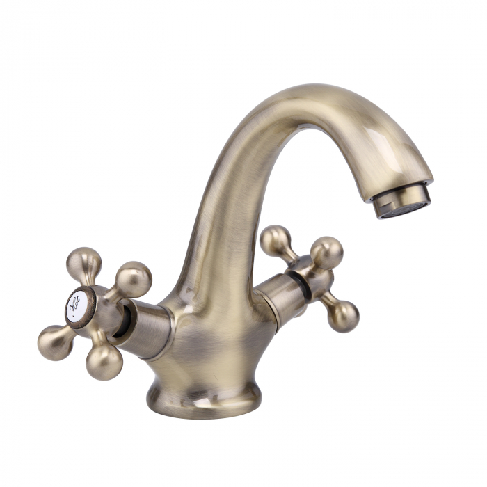 Смеситель для умывальника 1019-4F 1/2 кер бронза FRAP