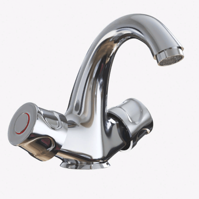 Смеситель ML01-04 для умывальника 1/2 кер. (без подводки) MIXLINE