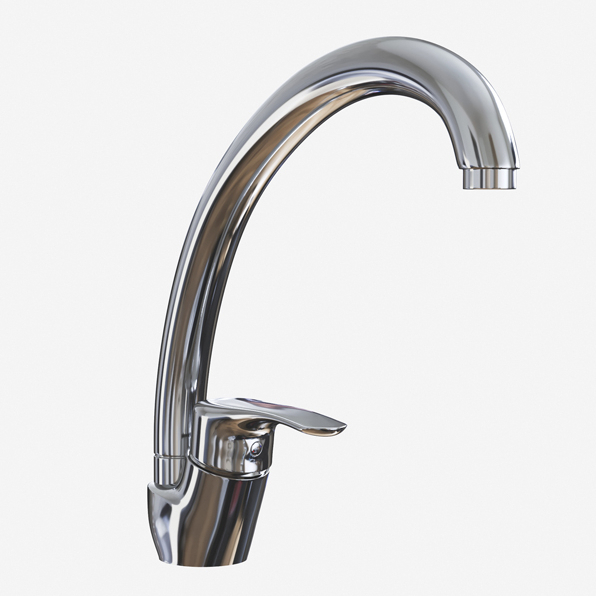 Смеситель ML03-032 для кухни 40k  высокий излив (без подводки)