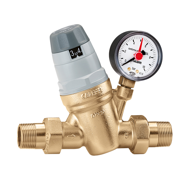 Редуктор давления 1" со шкалой до 25бар (535060/535061) CALEFFI