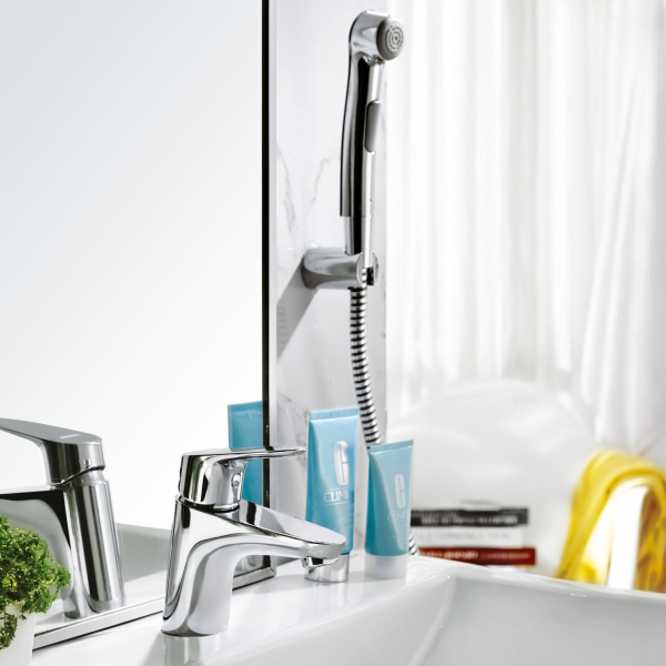 Смеситель F14898C-2 Drop умыв.+гигиен.  BRAVAT