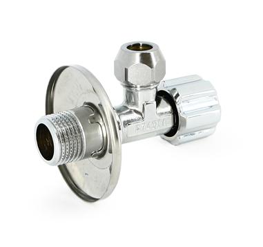 Вентиль Н-обжим 1/2"х10мм (3/8) для подключ бачков/смесителей 186A2500 Uni-Fitt