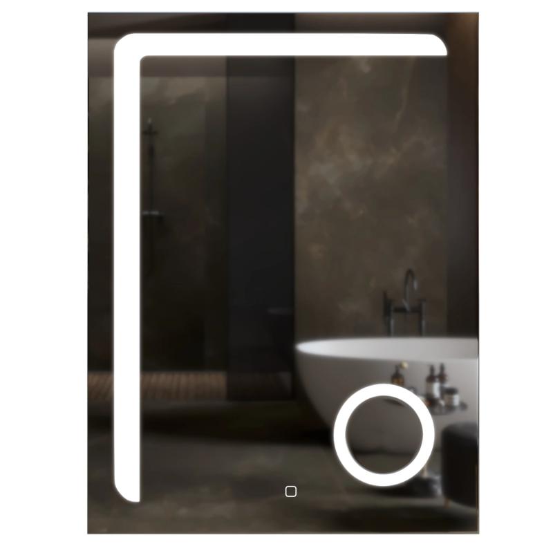 Зеркало Клио 600х800 сенсорный выключатель+увеличит. зеркало