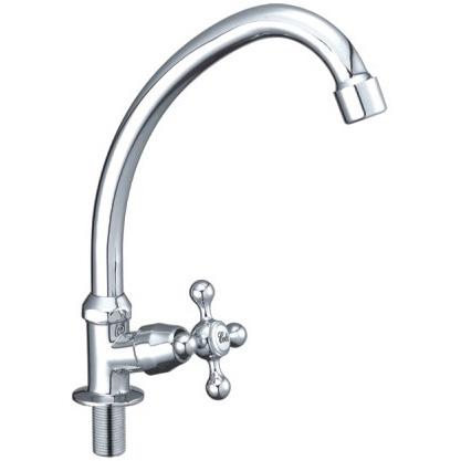 Смеситель F4108 для умывальника/мойки 1/2 кер п/гайку моно FRAP