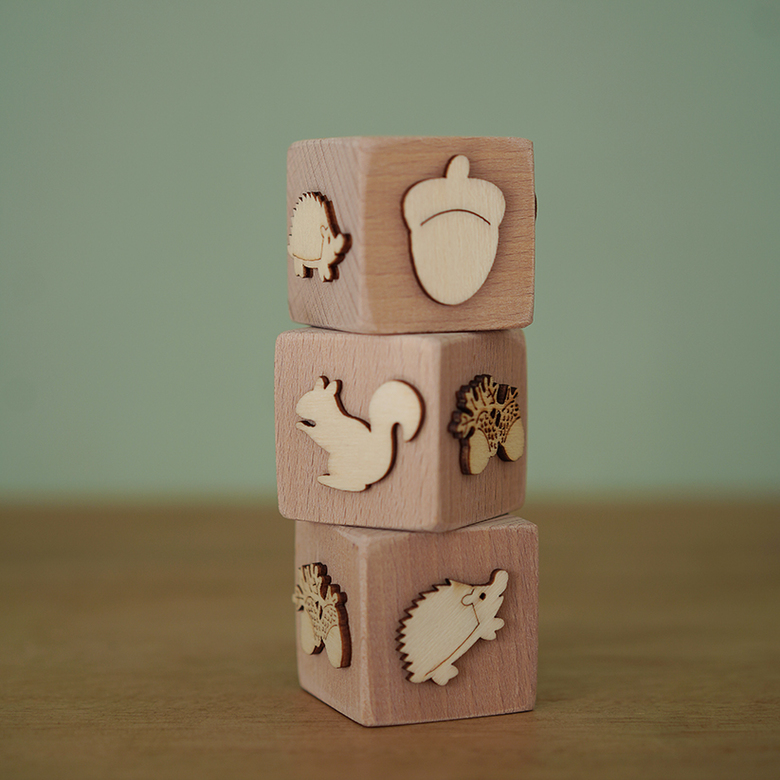 Spielwürfel Holz
