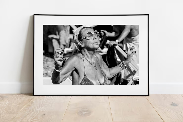 Постер  из серии «Grannies»  - Итальянка - размер А2