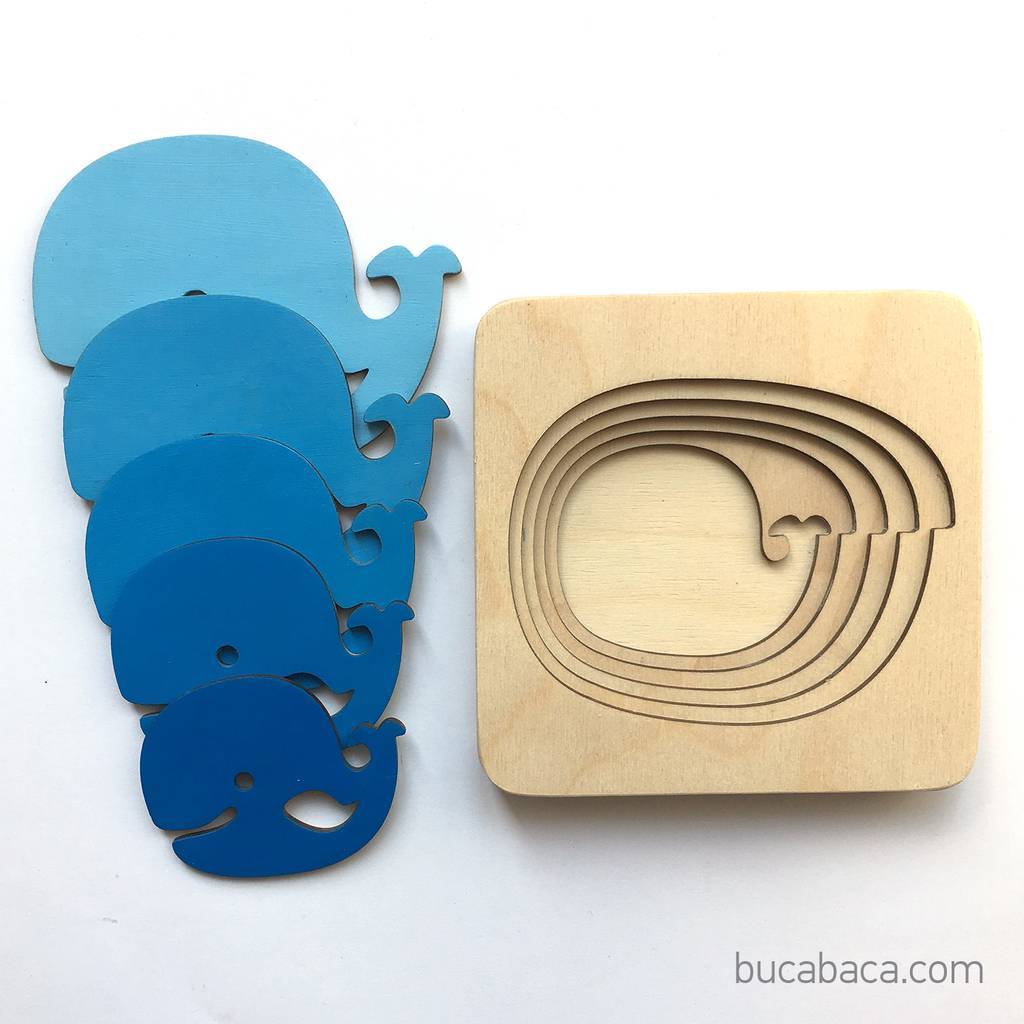 Пазл с китами