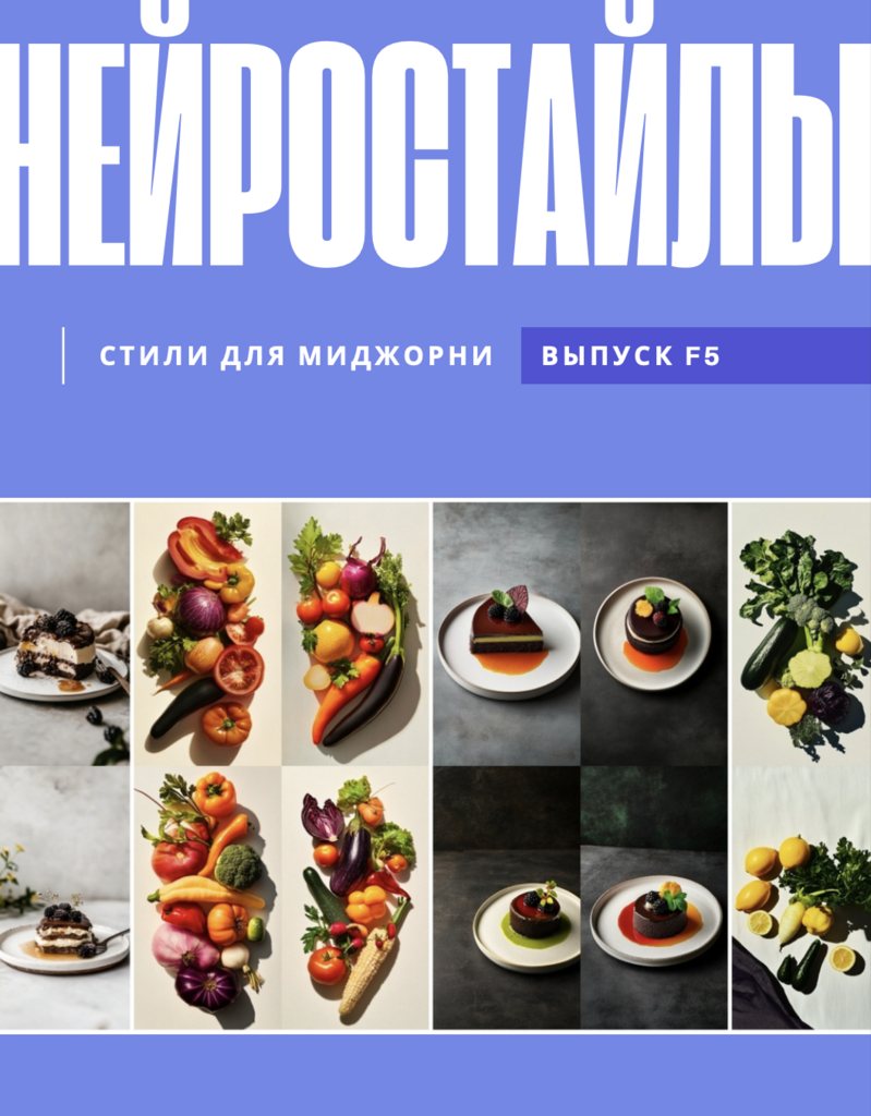 Нейростайлы Фудфото | Выпуск F5