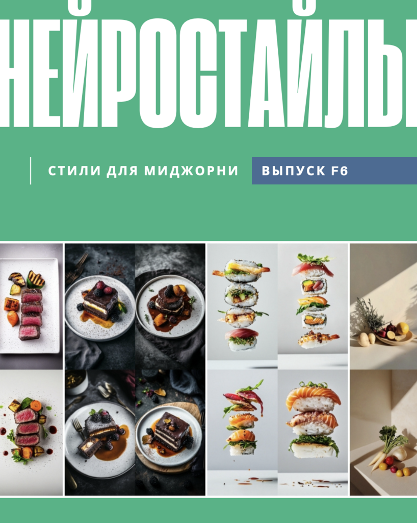 Нейростайлы Фудфото | Выпуск F6