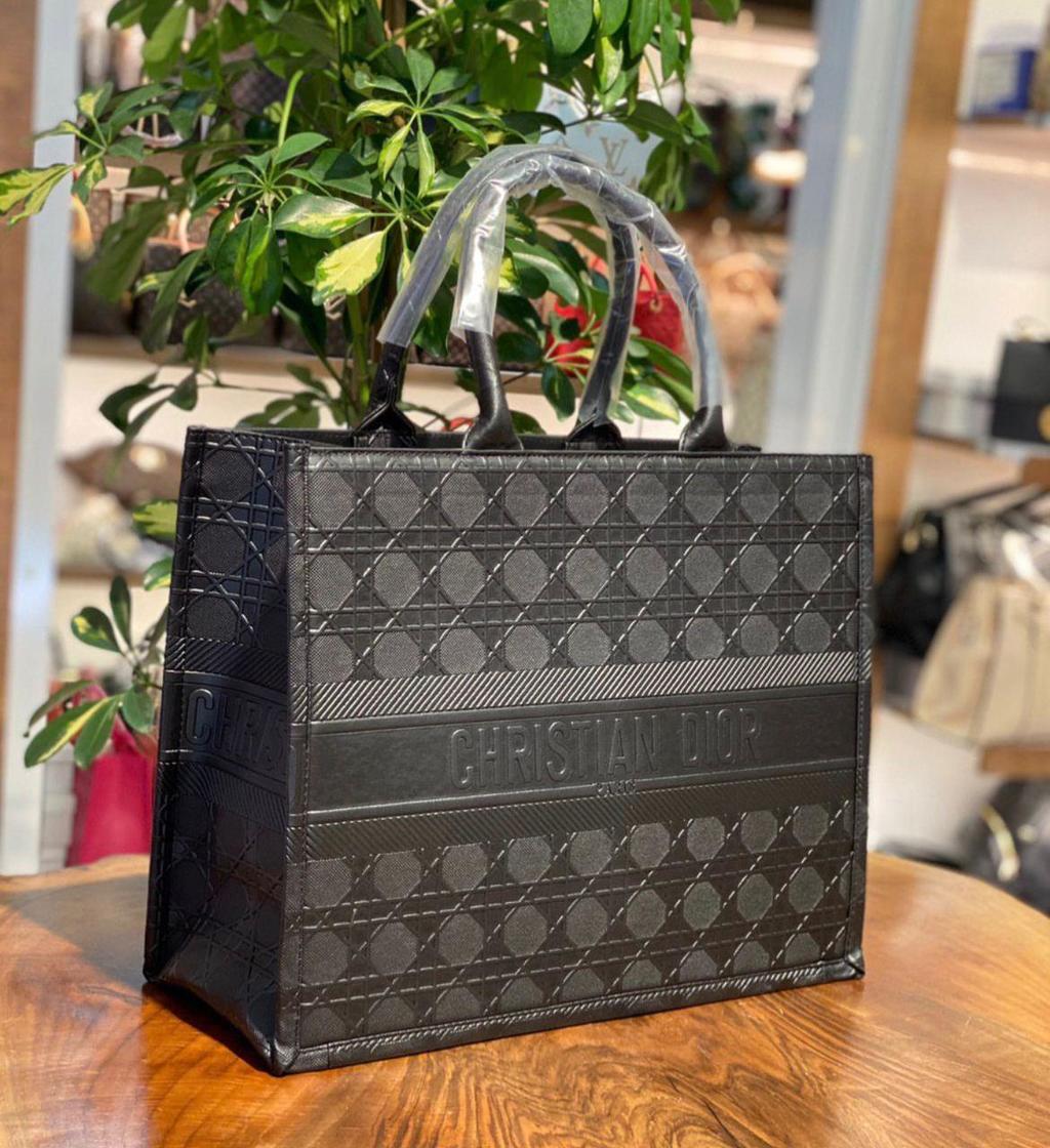 Шоппер Диор  чёрный Dior Book Tote black 51247