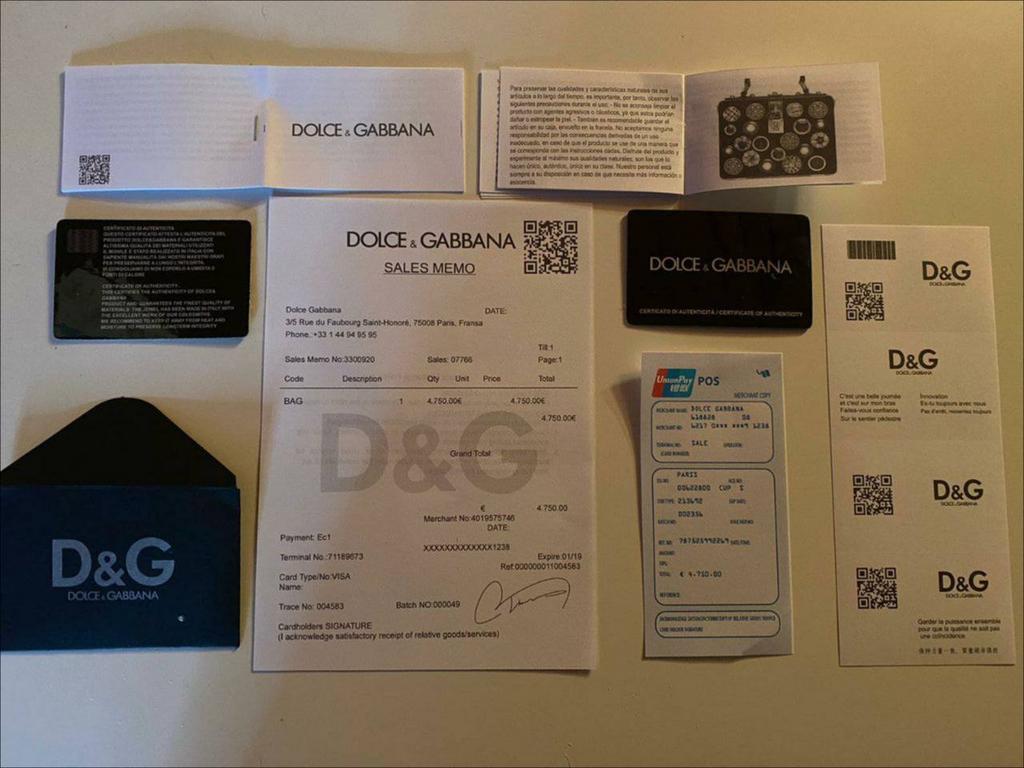 Документы D&G 25512512