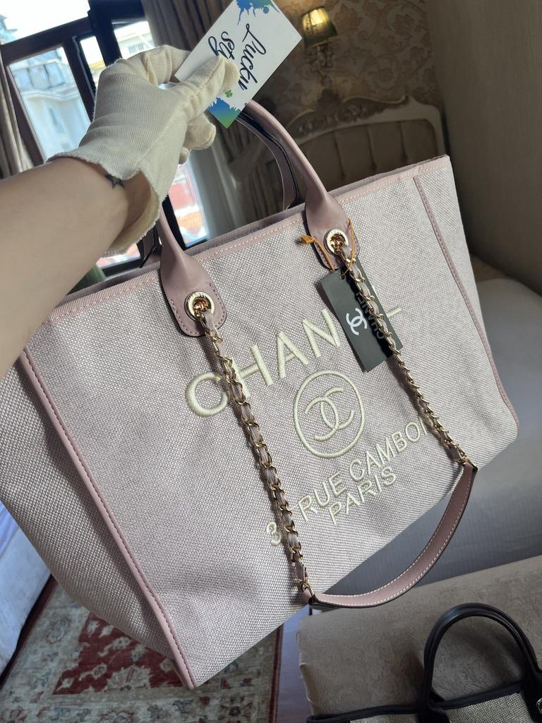 CHANEL - 31 Rue Cambon Maxi Tote Bag пудра 777235423
