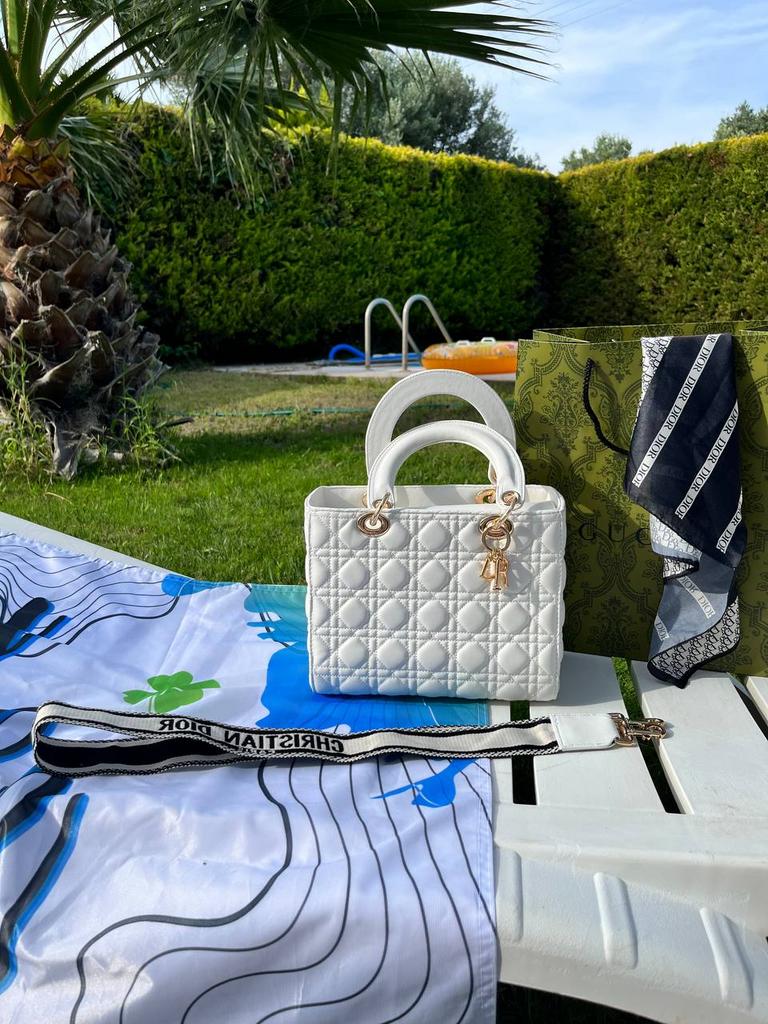 Dior Lady белая medium 66426