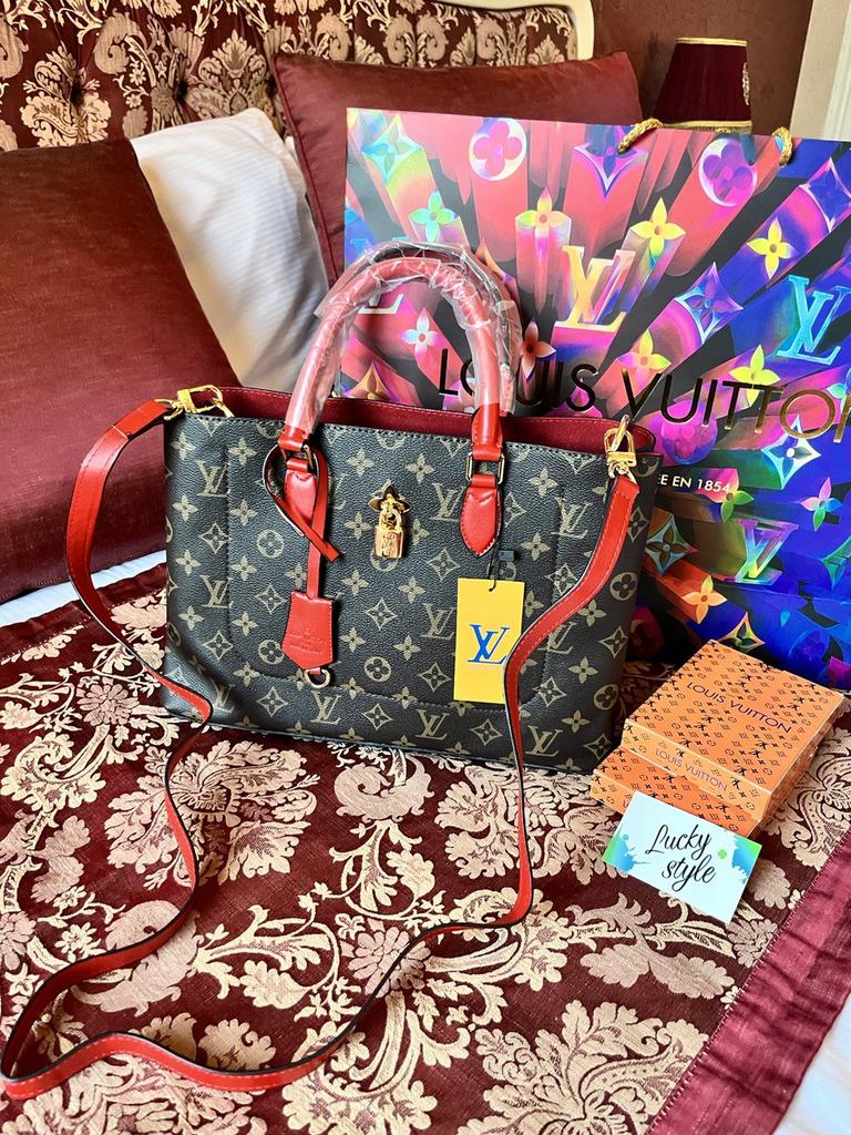 Сумка кожа LOUIS VUITTON - Flower Tote 9747547