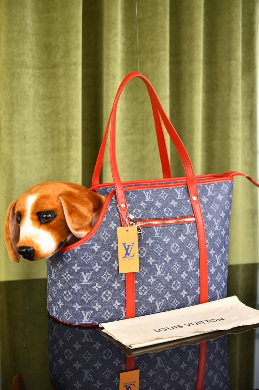 Переноска для животных Louis Vuitton натуральная кожа Турция ПОД ЗАКАЗ 5036