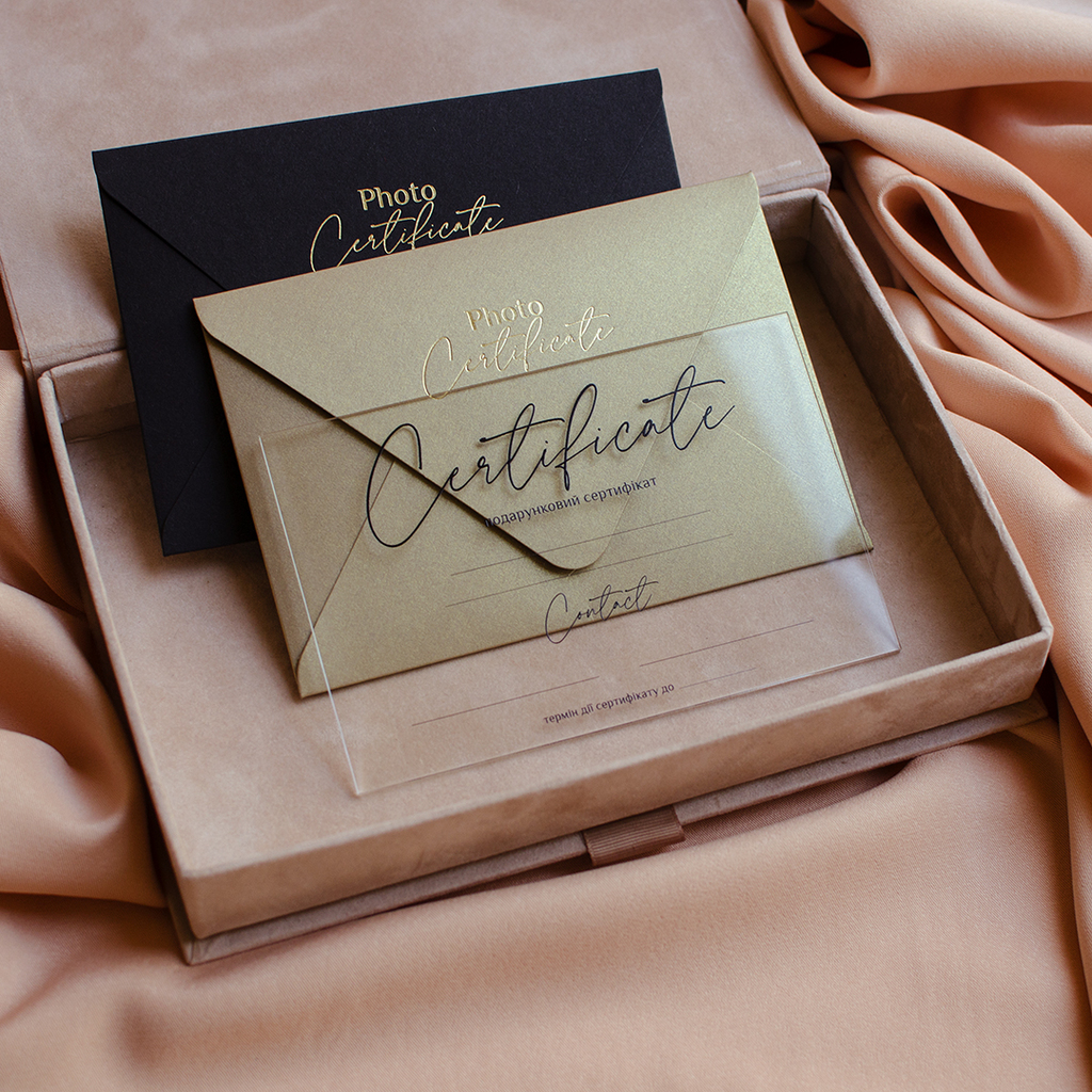 5 УНІВЕРСАЛЬНИХ Сертифікатів Delicate INSTOCK (лише листівки)