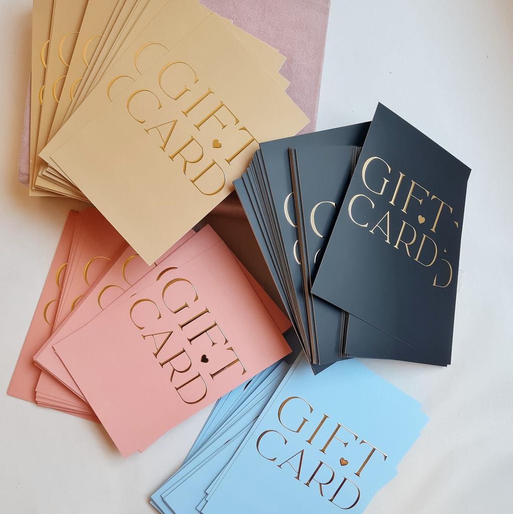 5 Універсальних сертифікатів №1 Gift Card BRIGHT(лише листівки)