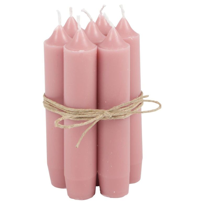 Свічка коротка 11см Dusty Pink Ib Laursen