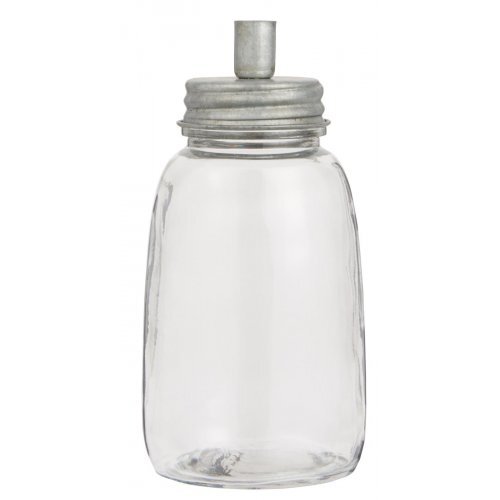 Підсвічник-банка для тонкої свічки 1см із металевою кришкою Ib Laursen