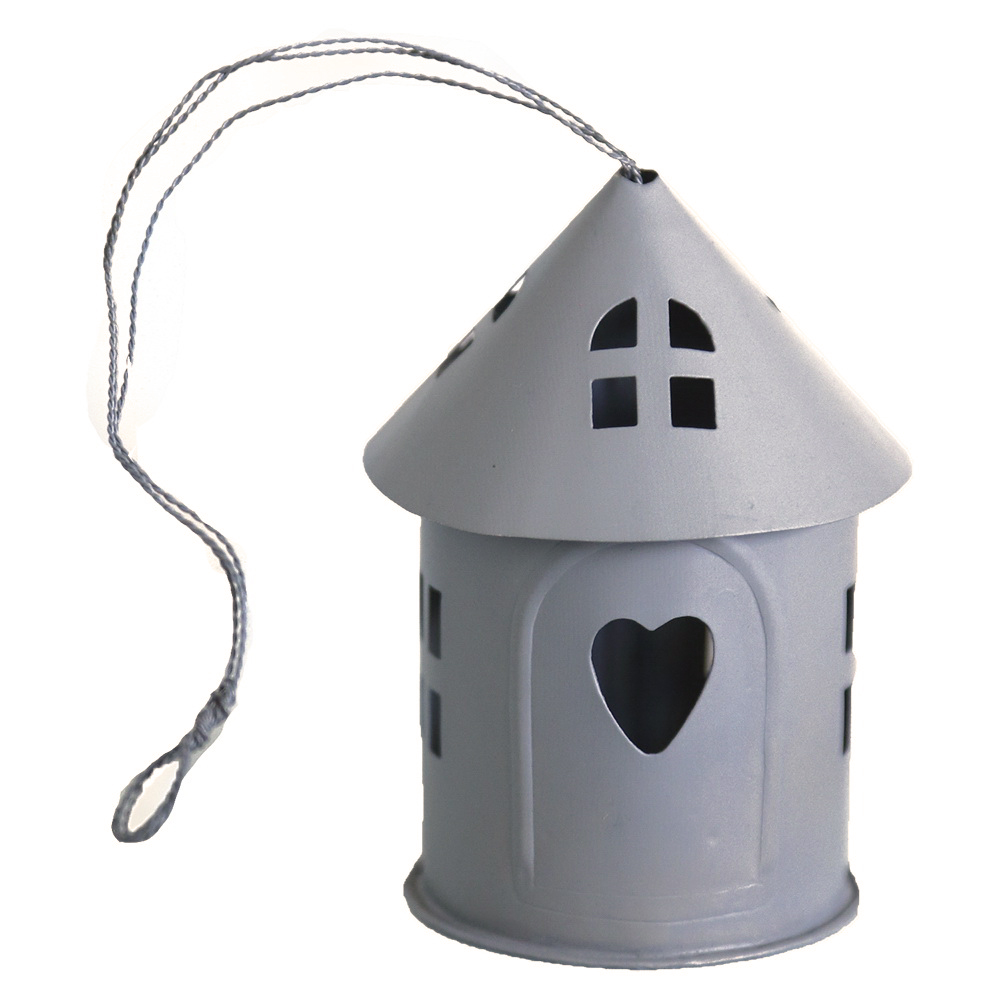 Підсвічник-будиночок 11см металевий Madleys