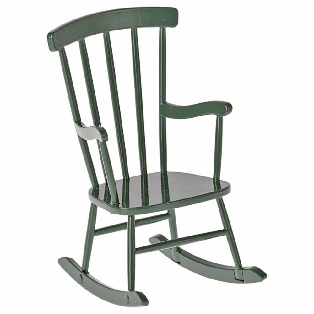 Крісло-гойдалка металеве зелене 11см Maileg