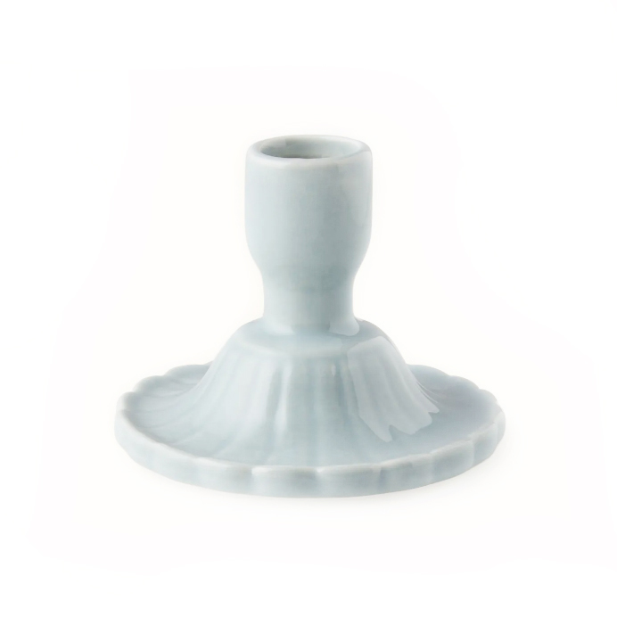 Підсвічник 10см керамічний голубий Sostrene Grene