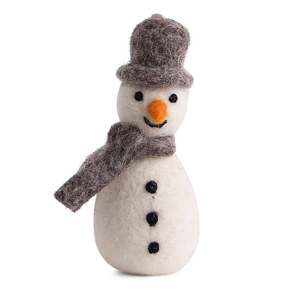 Сніговик із вовни 10см Storefactory