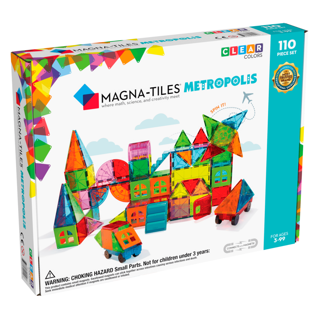 Magna-Tiles Magnetic Building Metropolis 110-Piece Set