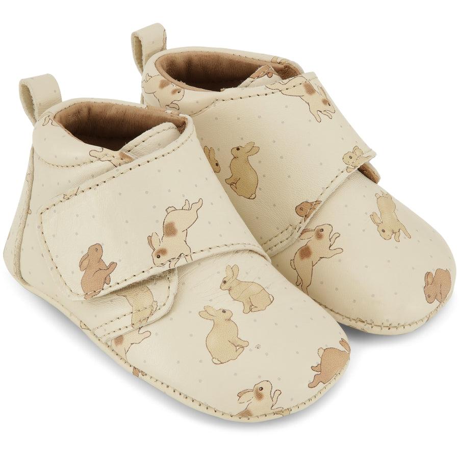 First shoes -  Mamour Footies Print - Petit Lapin