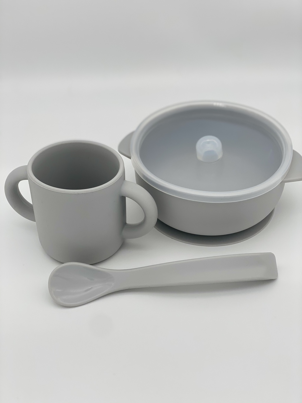 Set bol și cană Grey