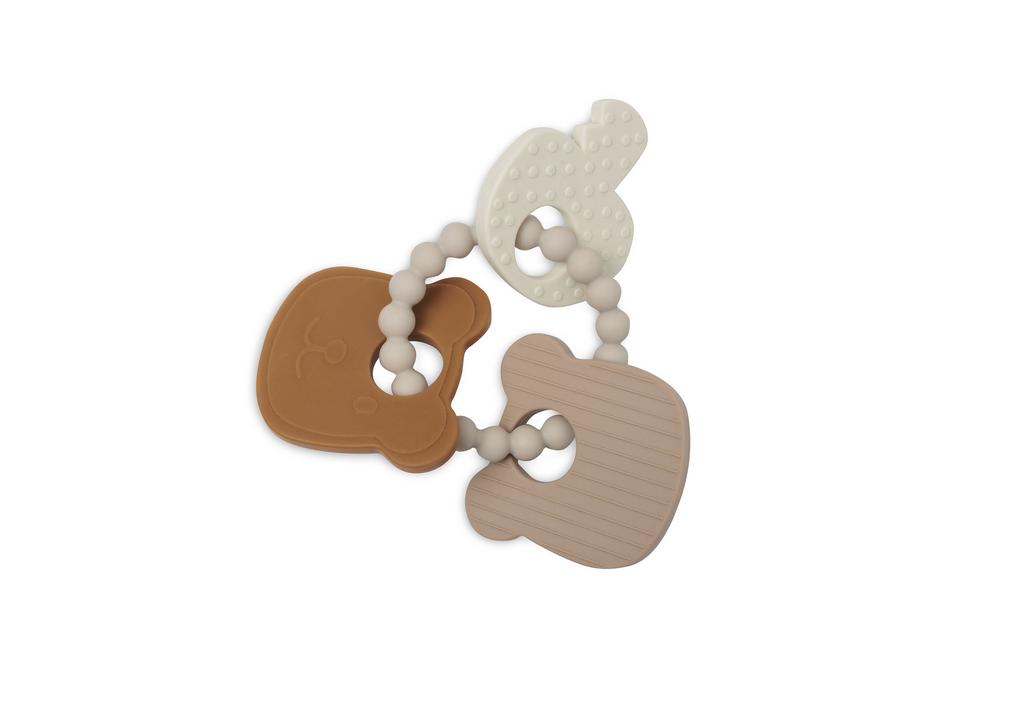 Inel din silicon Jollein - Teddy Bear