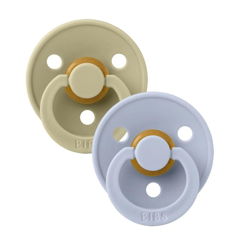 Suzete Bibs Colour Khaki & Dusty Blue 0-6