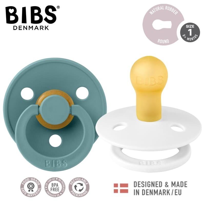 Suzete Bibs Colour White & Tiffany 0-6