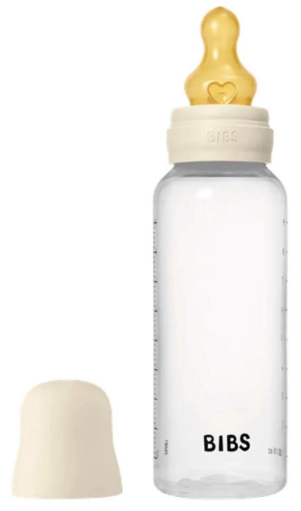 Biberon din plastic Bibs Ivory (latex) 270 ml