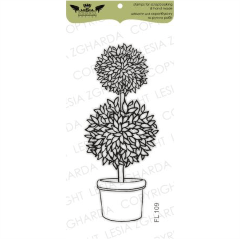 {FL109} Stamp "The tree"