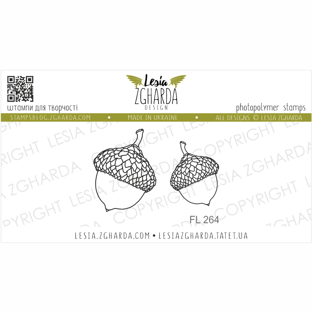 {FL264} Stamp Set "Acorn"