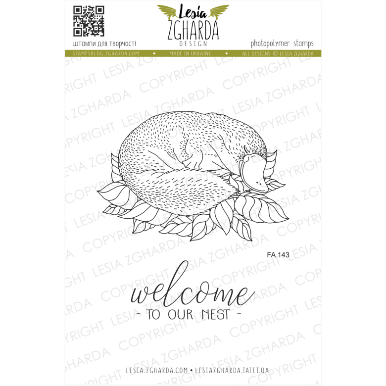 {FA143} Stamp Set "Sleeping platypus"