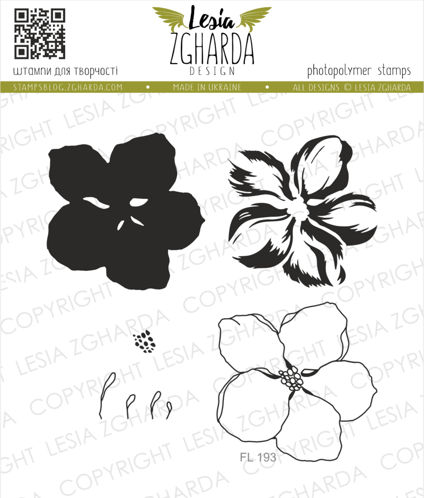 {FL193s} Stamp Set "Cherry blossom (large)"