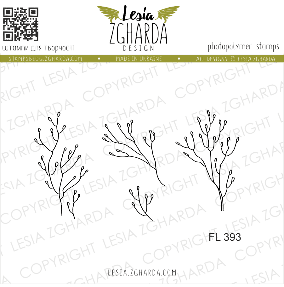{FL393} Stamp Set "Grass"