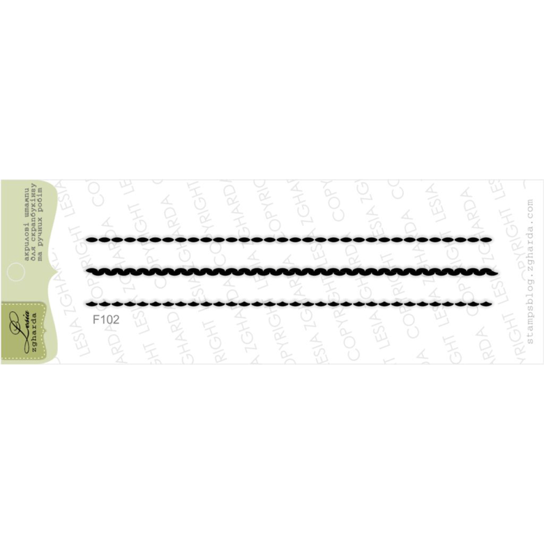 {F102} Stamp Set "Knitted stitches"